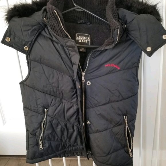 Guess Jackets & Blazers - #28- GUESS vest ladies size M